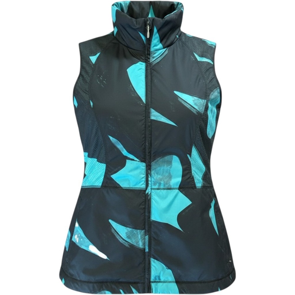 Women Lululemon Pack It Vest Sz 8 Women's Back Spin Stroke Peacock Blue Lightwt